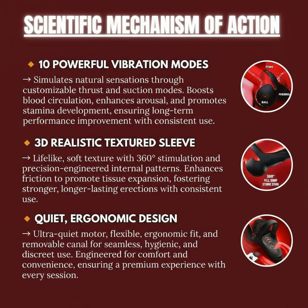 Tiworld™ VitalEngine Pro-The #1 5-in-1 at-home trainer that reverses ED &amp; PE with advanced precision