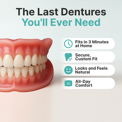 Ends Today: 70% OFF! Tiworld™? Custom-Fit Full Functional DenturesMake you more confident
